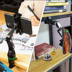 Soporte de teléfono para espejo retrovisor de 360°